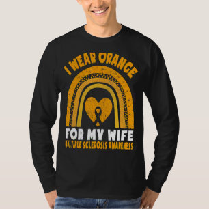 Ik Draag Oranje voor mijn vrouw mevrouw Multiple S T-shirt