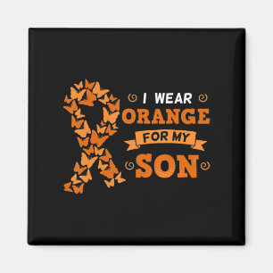 Ik Draag Oranje voor mijn zoon leukemie Bloedkanke Magneet
