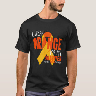 Ik draag oranje voor Multiple Sclerose van mijn do T-shirt