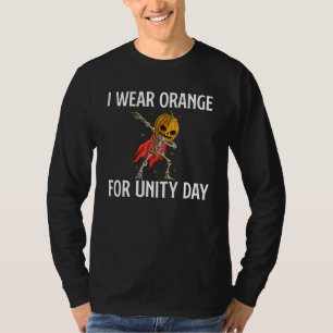 Ik Draag Oranje voor Unity Day Anti Bullying Dab P T-shirt