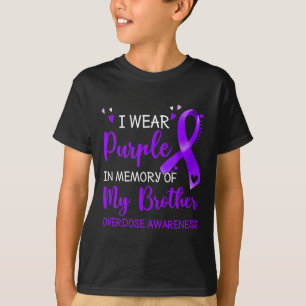 Ik Draag Paars geheugen van een breder bewustzijn  T-shirt