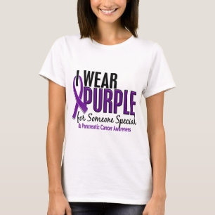 Ik Draag Paars iemand speciaal 10 pancreaskanker T-shirt