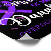 Ik Draag Paars in geheugen voor mijn dochter overd Poster (Hoek)