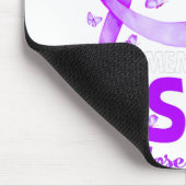 Ik Draag Paars in geheugen voor mijn zuster Overdo Muismat (Hoek)