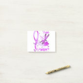 Ik Draag Paars in herinnering aan mijn broer Drago Post-it® Notes (Op bureau)