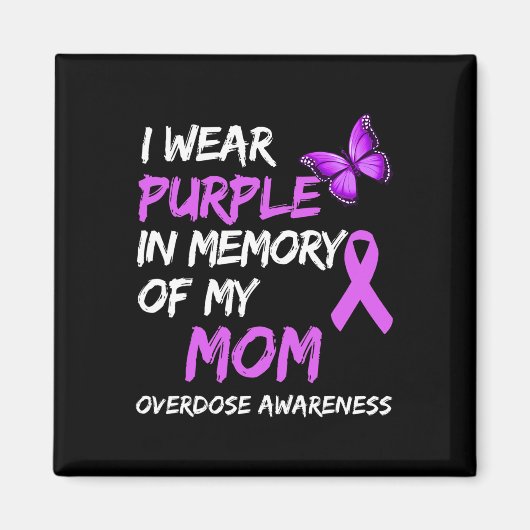 Ik Draag Paars in herinnering aan mijn moeder over Magneet (Voorkant)