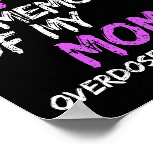 Ik Draag Paars in herinnering aan mijn moeder over Poster (Hoek)