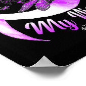 Ik Draag Paars in herinnering aan mijn nichtje ove Poster (Hoek)