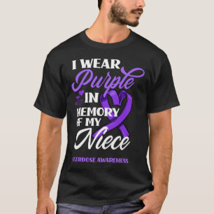 Ik Draag Paars in herinnering aan mijn nichtje ove T-shirt