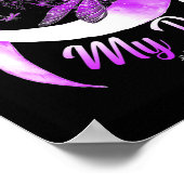 Ik Draag Paars in herinnering aan mijn vader die e Poster (Hoek)