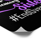 Ik Draag Paars in herinnering aan mijn zuster over Poster (Hoek)