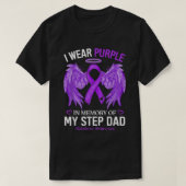 Ik Draag Paars in herinnering aan Stap Pa Alzheime T-shirt (Design voorkant)