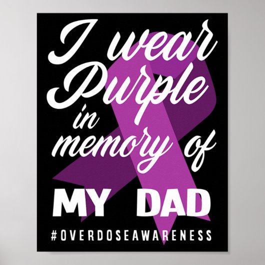 Ik Draag Paars in herinnering voor mijn vader over Poster (Voorkant)