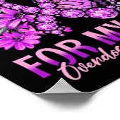 Ik Draag Paars in herinnering voor mijn zoon Overd Poster (Hoek)