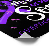 Ik Draag Paars in herinnering voor mijn zoon Overd Poster (Hoek)