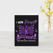 Ik Draag Paars Ter Herinnering Aan Mijn Zoon Alvle Kaart (Gele Bloem)