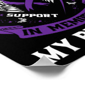 Ik Draag Paars ter nagedachtenis aan mijn broer Ep Poster (Hoek)