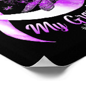 Ik Draag Paars ter nagedachtenis aan mijn kleinzoo Poster (Hoek)