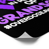 Ik Draag Paars ter nagedachtenis aan mijn kleinzoo Poster (Hoek)