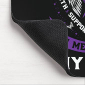 Ik Draag Paars ter nagedachtenis aan mijn moeder E Muismat (Hoek)