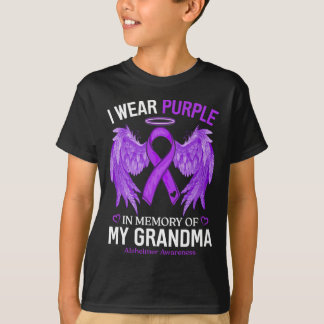 Ik draag paars ter nagedachtenis aan oma Heimerhei T-shirt