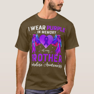 Ik Draag Paars ter nagedachtenis van mijn broer ov T-shirt