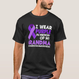 Ik Draag Paars ter nagedachtenis van mijn oma over T-shirt