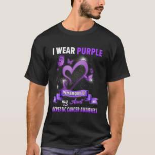 Ik Draag Paars ter nagedachtenis van mijn tante Pa T-shirt