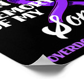 Ik Draag Paars ter nagedachtenis van mijn zoon Awa Poster (Hoek)