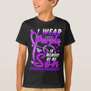 Ik Draag Paars ter nagedachtenis van mijn zoon Awa T-shirt
