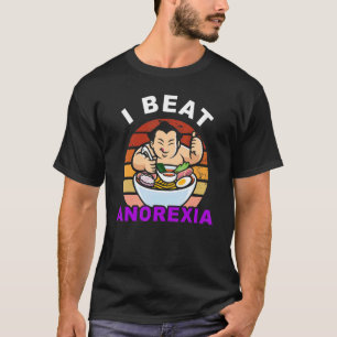Ik draag paars voor anorexia bewustzijn ik heb het t-shirt
