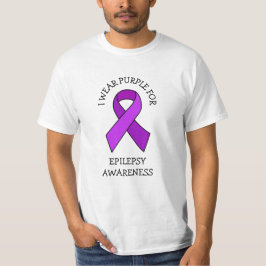 Ik Draag Paars voor Epilepsy Bewustheid T-shirt
