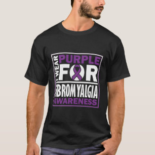 Ik Draag Paars voor fibromyalgie T-shirt