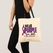 Ik Draag Paars voor me 10 lupus Tote Bag (Voorkant (product))