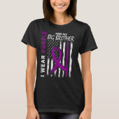 Ik Draag Paars voor mijn Big Brother Epilepsy Awar T-shirt (Voorkant)