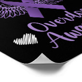 Ik Draag Paars voor mijn broer bij overdosering. Poster (Hoek)