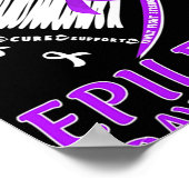 Ik Draag Paars voor mijn deutopsie Poster (Hoek)