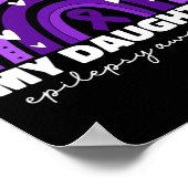 Ik Draag Paars voor mijn deutopsie Poster (Hoek)