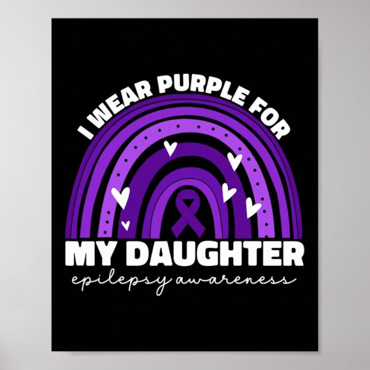 Ik Draag Paars voor mijn deutopsie Poster (Voorkant)