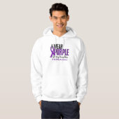 Ik Draag Paars voor mijn dochter 10 epilepsie Hoodie (Voorkant volledig)