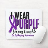 Ik Draag Paars voor mijn dochter 10 epilepsie Muismat (Met muis)