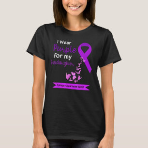 Ik Draag Paars voor mijn dochter Epilepsy Awarene T-shirt
