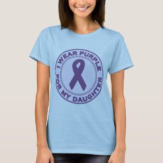 Ik Draag Paars voor mijn dochter T-shirt