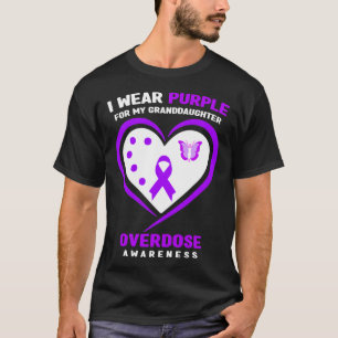 Ik Draag Paars voor mijn kleindochter Overdosis Aw T-shirt