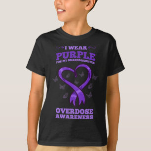 Ik Draag Paars voor mijn kleindochter Overdosis Aw T-shirt