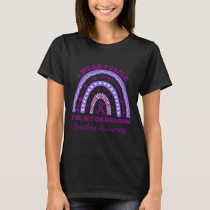 Ik Draag Paars voor mijn kleinzoon Overdosering Be T-shirt