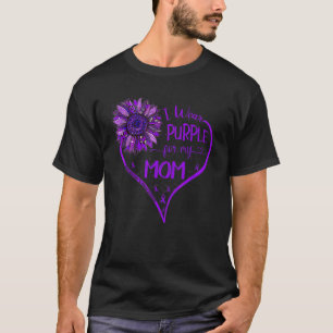 Ik Draag Paars voor mijn mama Alzheimer Awareness T-shirt