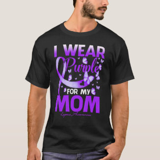 Ik Draag Paars voor mijn mama Lupus Awareness Butt T-shirt