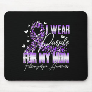 Ik Draag Paars voor mijn moeder Fibromyalgia Aware Muismat
