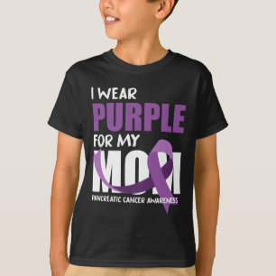 Ik Draag Paars voor mijn moeder Pancreas Kanker Aw T-shirt